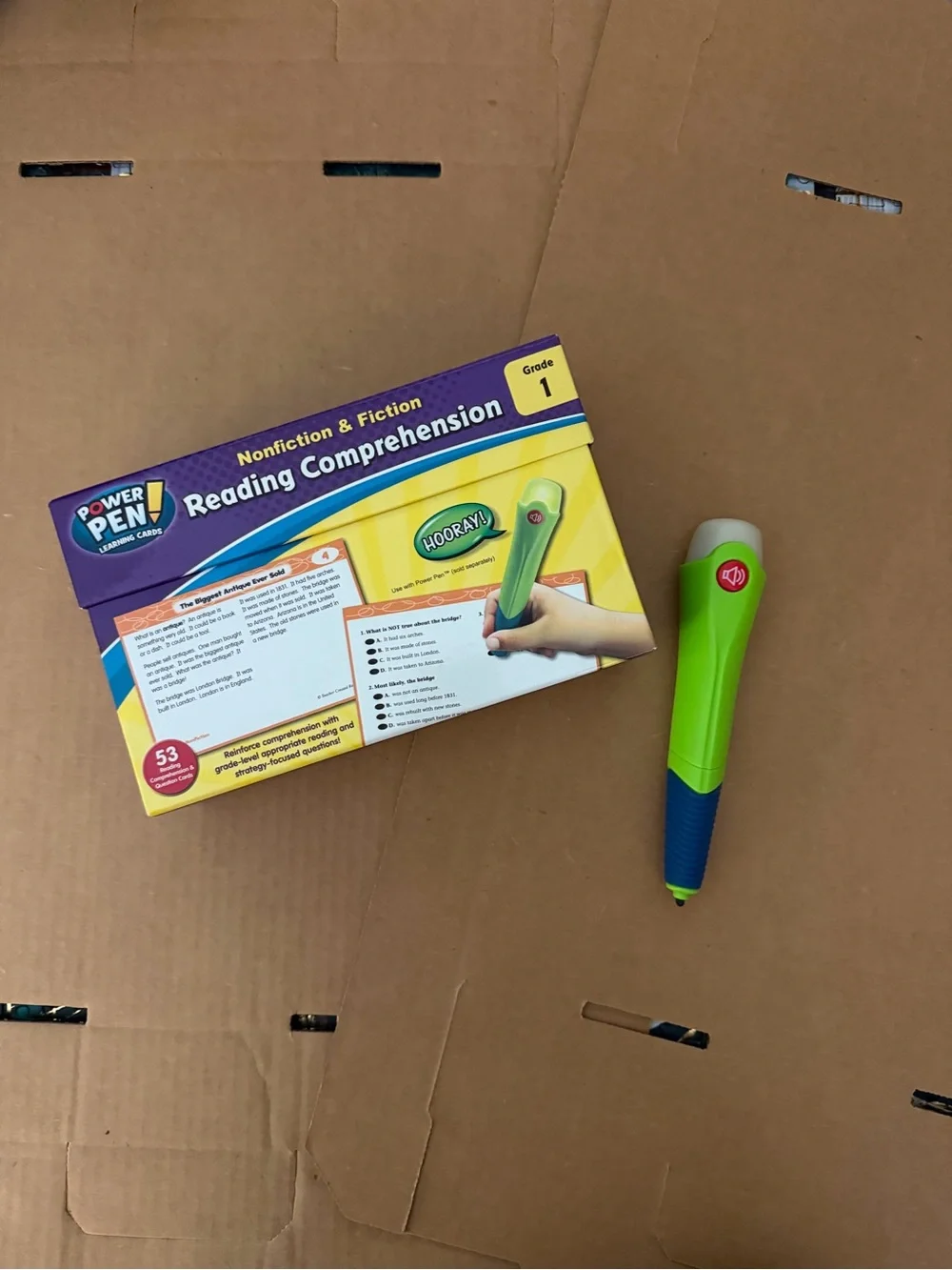 Power Pen Reading Comprehension Kit with Power Pen - Grade 1